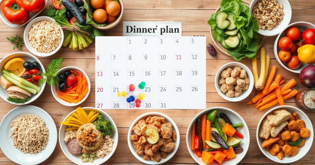 How to create a clean dinner meal plan