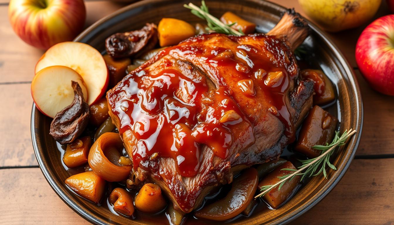 Apple Cider Braised Pork Shoulder