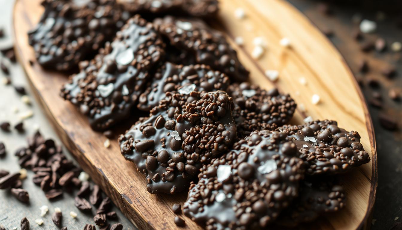 Chocolate Quinoa Crisps