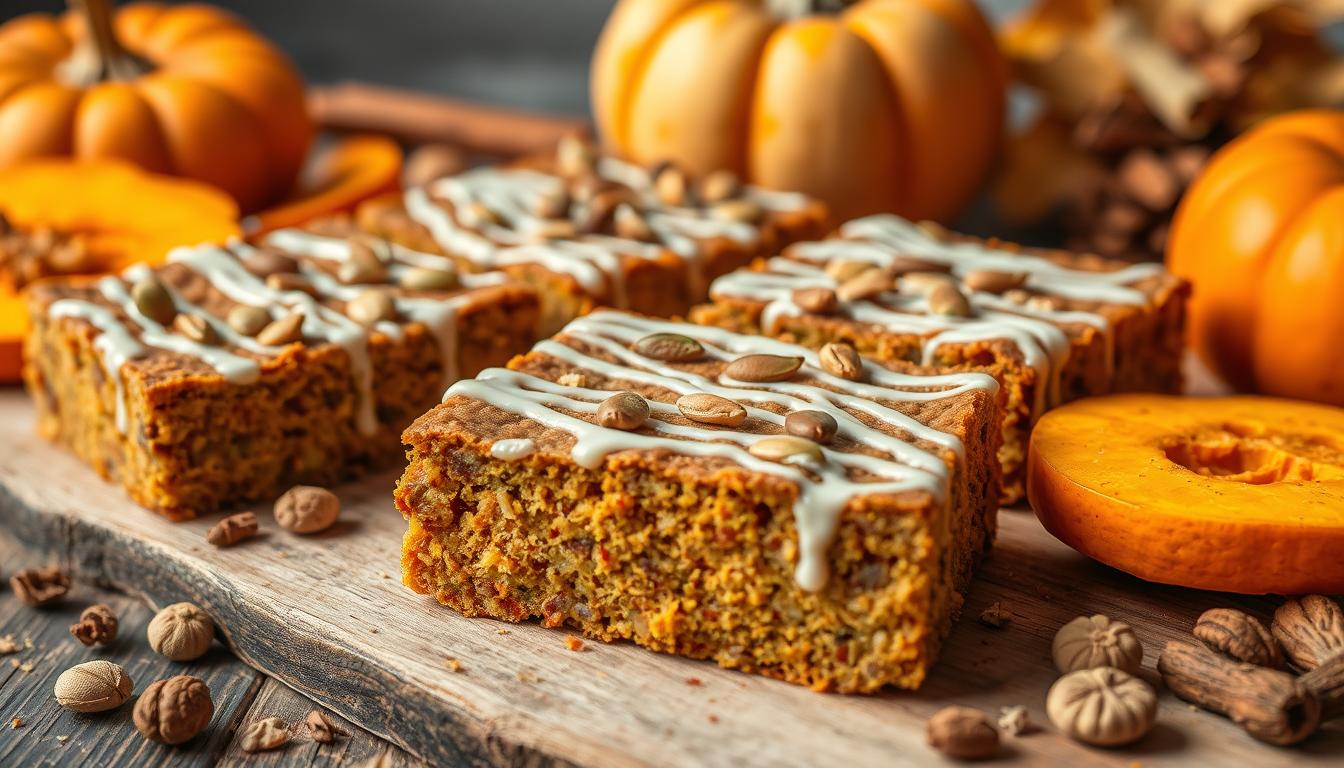 High Protein Pumpkin Bars